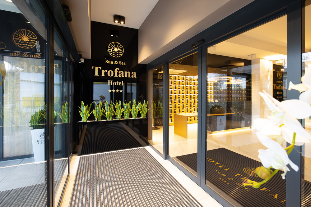 Hotel Trofana in Misdroy Eingang